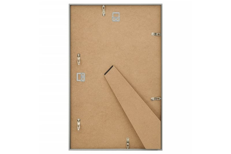 Fotoramar 3 st för vägg eller bord silver 13x18 cm MDF - Inredning & dekor - Väggdekor - Ramar - Fotoram