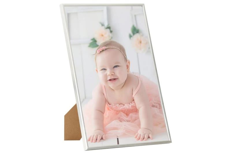 Fotoramar 3 st för vägg eller bord silver 18x24 cm MDF - Inredning & dekor - Väggdekor - Ramar - Fotoram