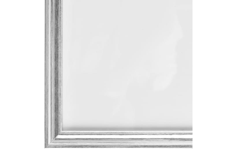 Fotoramar 3 st för vägg eller bord silver 21x29,7 cm - Fotoram