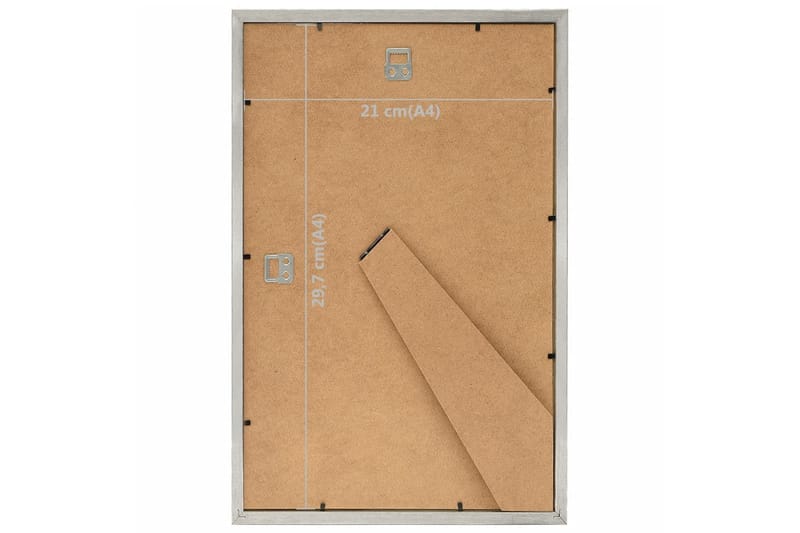 Fotoramar 3 st för vägg eller bord silver 21x29,7 cm - Inredning & dekor - Väggdekor - Ramar - Fotoram