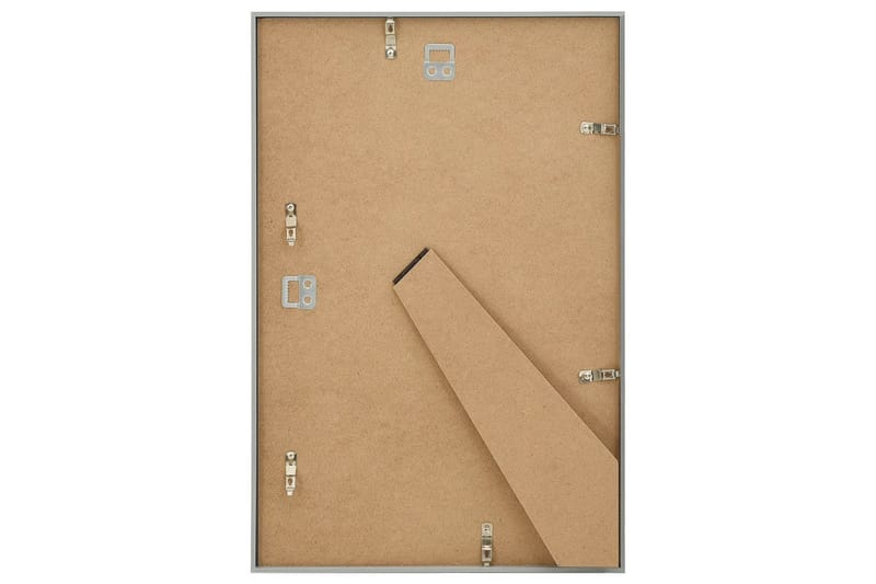 Fotoramar 3 st för vägg eller bord silver 70x90 cm MDF - Inredning & dekor - Väggdekor - Ramar - Fotoram