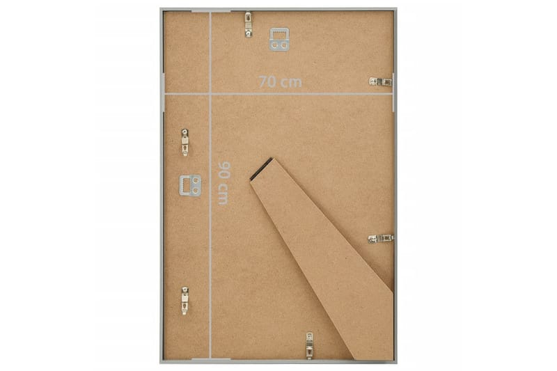 Fotoramar 3 st för vägg eller bord silver 70x90 cm MDF - Inredning & dekor - Väggdekor - Ramar - Fotoram