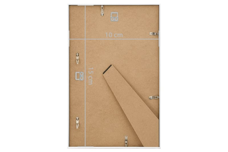 Fotoramar 3 st för vägg eller bord vit 10x15 cm MDF - Inredning & dekor - Väggdekor - Ramar - Fotoram
