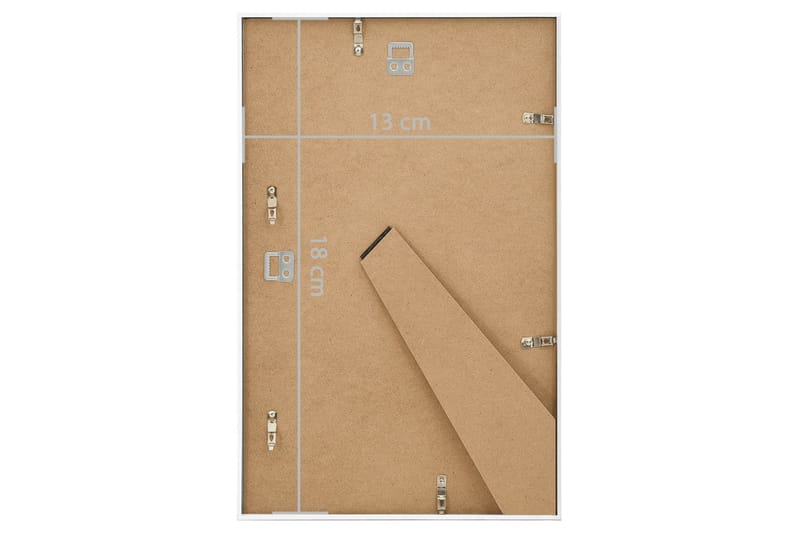 Fotoramar 3 st för vägg eller bord vit 13x18 cm MDF - Inredning & dekor - Väggdekor - Ramar - Fotoram