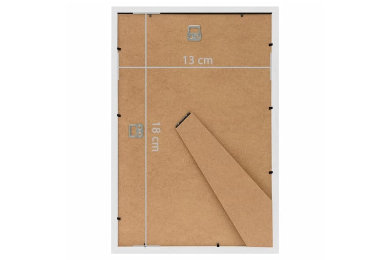 Fotoramar 3 st för vägg eller bord vit 13x18 cm MDF - Inredning & dekor - Väggdekor - Ramar - Fotoram