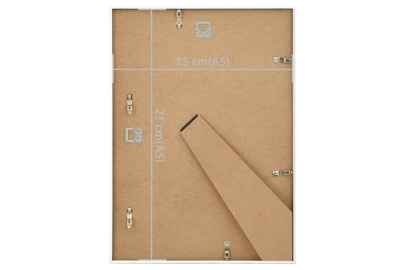 Fotoramar 3 st för vägg eller bord vit 15x21 cm MDF - Inredning & dekor - Väggdekor - Ramar - Fotoram