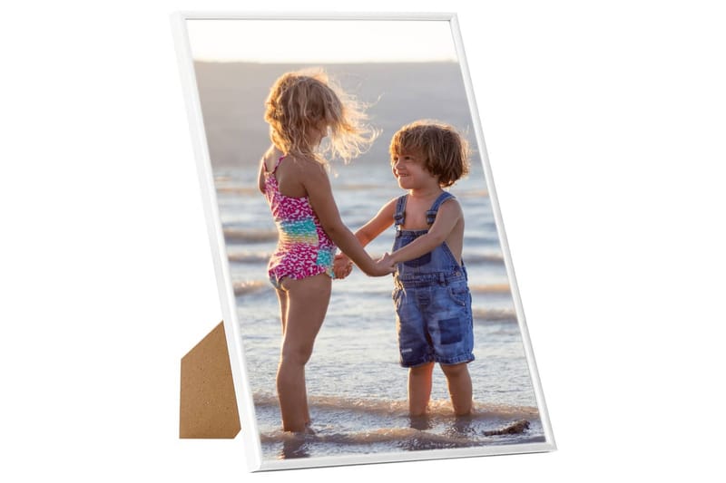 Fotoramar 3 st för vägg eller bord vit 70x90 cm MDF - Inredning & dekor - Väggdekor - Ramar - Fotoram