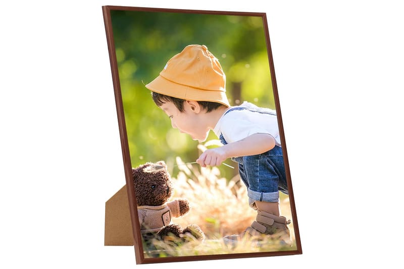 Fotoramar 5 st för vägg eller bord brons 50x70 cm MDF - Inredning & dekor - Väggdekor - Ramar - Fotoram