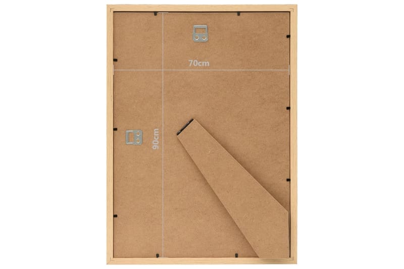 Fotoramar 5 st för vägg eller bord ljus ek 70x90 cm - Inredning & dekor - Väggdekor - Ramar - Fotoram