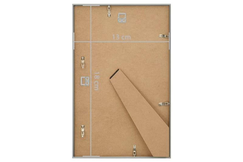 Fotoramar 5 st för vägg eller bord silver 13x18 cm MDF - Inredning & dekor - Väggdekor - Ramar - Fotoram