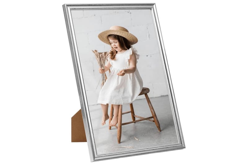 Fotoramar 5 st för vägg eller bord silver 70x90 cm MDF - Inredning & dekor - Väggdekor - Ramar - Fotoram