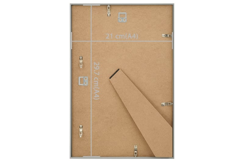 Fotoramar 5 st för vägg/bord silver 21x29,7 cm MDF - Inredning & dekor - Väggdekor - Ramar - Fotoram