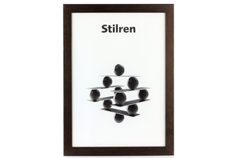 STILREN Fotoram 50x50 cm Plexiglas Valnöt - Fotoram