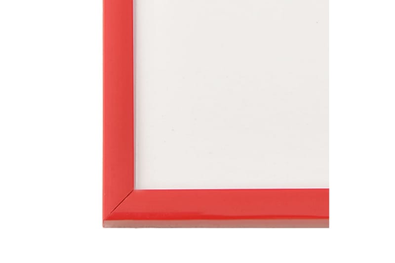 Fotoramar 3 st för vägg eller bord röd 70x90 cm MDF - Fotoram