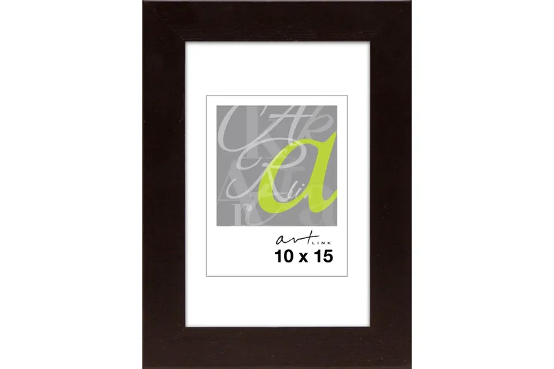 Trendline Tavelram MDF 10x15 cm, Svart