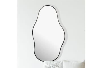 Spegel Wohnling Asymmetrisk metallram oval 80 cm - Inredning & dekor - Speglar - Väggspegel