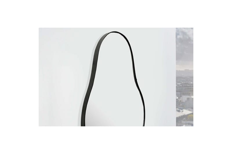 Spegel Wohnling Asymmetrisk metallram oval 80 cm - Inredning & dekor - Speglar - Väggspegel