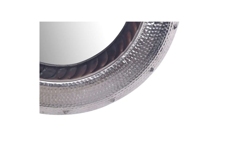 Spegel Wohnling Modern vågig metallram rund 74 cm - Inredning & dekor - Speglar - Väggspegel