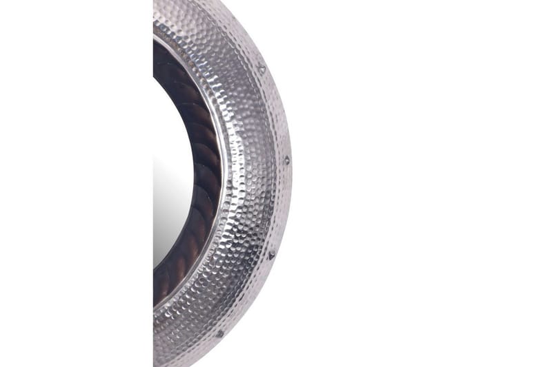 Spegel Wohnling Modern vågig metallram rund 74 cm - Inredning & dekor - Speglar - Väggspegel