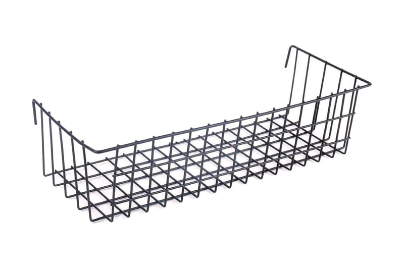Decorative Metal Wall Accessory 16x38 - Svart - Förvaring - Småförvaring - Förvaringskorg - Trådkorg