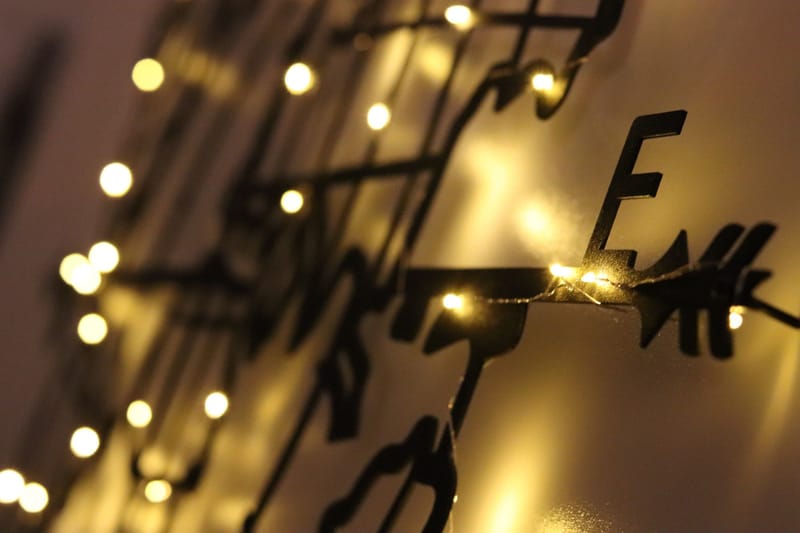 Decorative Metal Wall Accessory 65x95 - Svart 2 - Inredning & dekor - Väggdekor - Skyltar - Plåtskylt