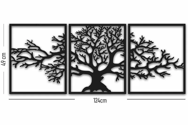 Decorative Metal Wall Accessory 40x49 - Inredning & dekor - Väggdekor - Skyltar - Plåtskylt