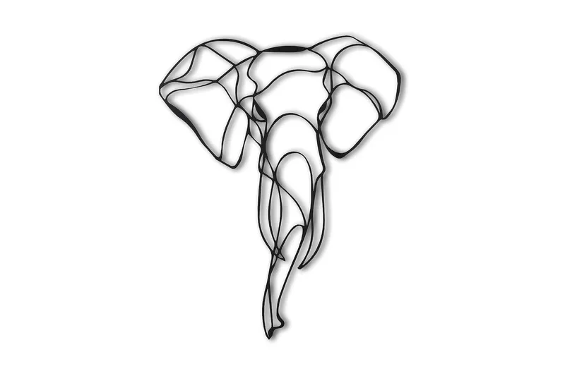 Decorative Metal Wall Accessory 52x41