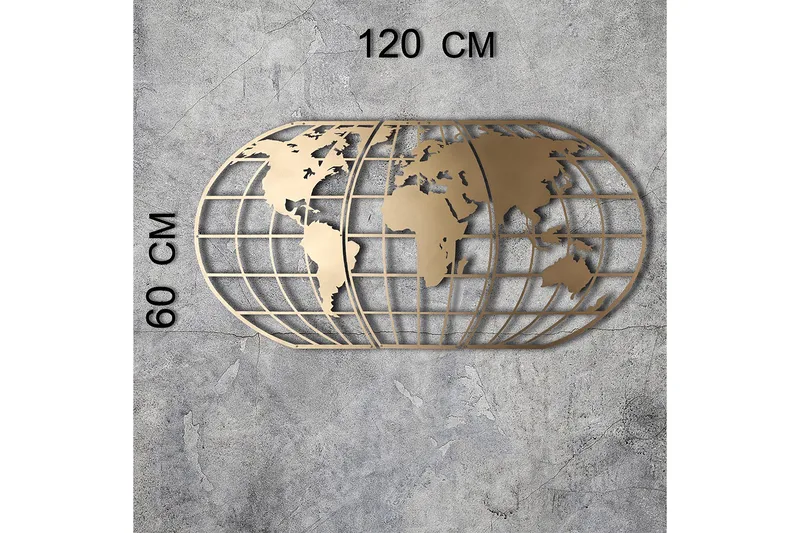 Decorative Metal Wall Accessory 60x120 - Inredning & dekor - Väggdekor - Skyltar - Plåtskylt