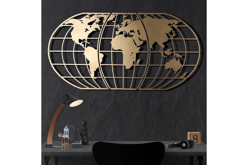 Decorative Metal Wall Accessory 60x120 - Inredning & dekor - Väggdekor - Skyltar - Plåtskylt