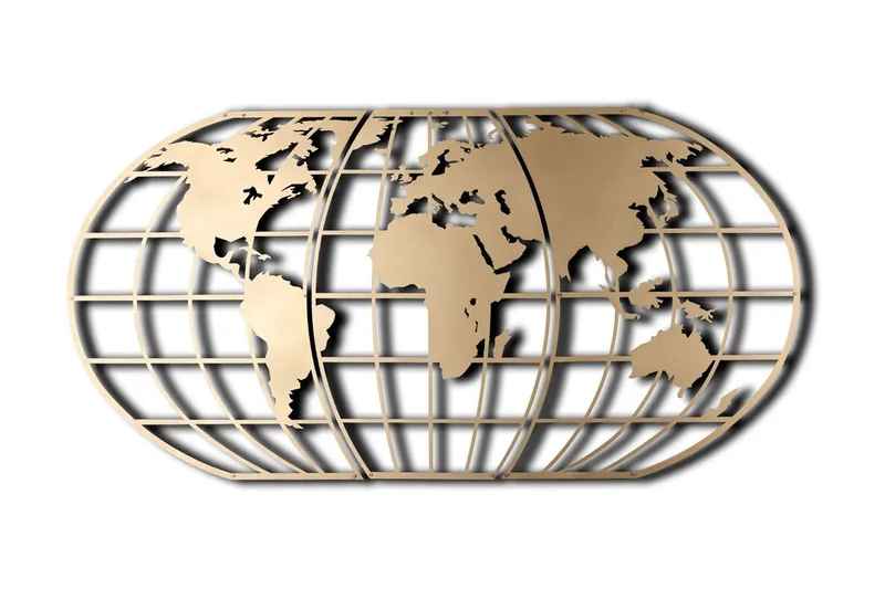 Decorative Metal Wall Accessory 60x120 - Inredning & dekor - Väggdekor - Skyltar - Plåtskylt