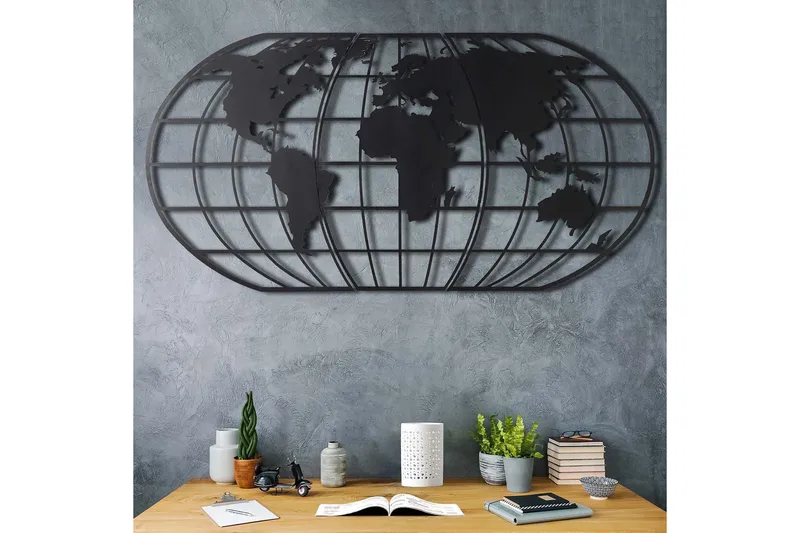 Decorative Metal Wall Accessory 60x120 - Inredning & dekor - Väggdekor - Skyltar - Plåtskylt