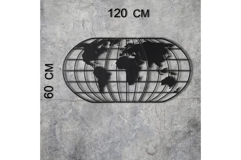 Decorative Metal Wall Accessory 60x120 - Inredning & dekor - Väggdekor - Skyltar - Plåtskylt