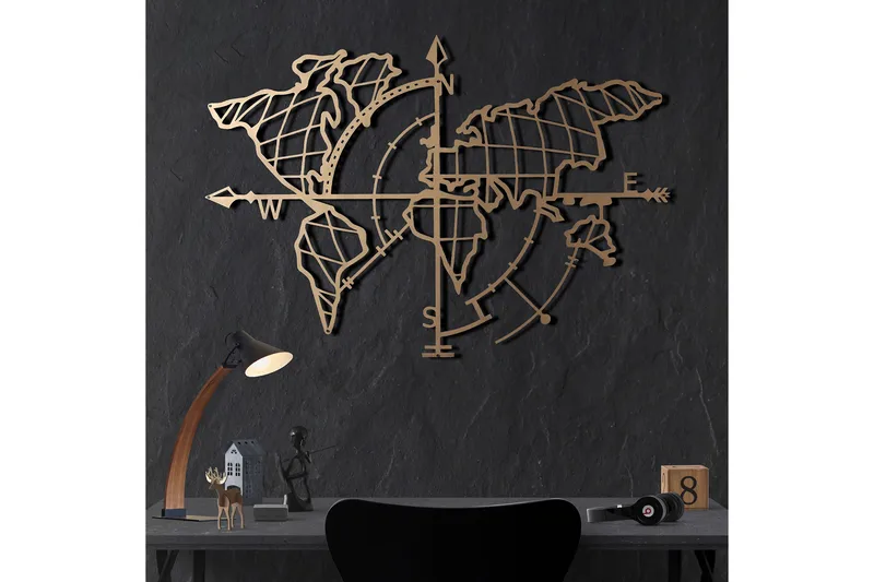 Decorative Metal Wall Accessory 65x95 - Inredning & dekor - Väggdekor - Skyltar - Plåtskylt