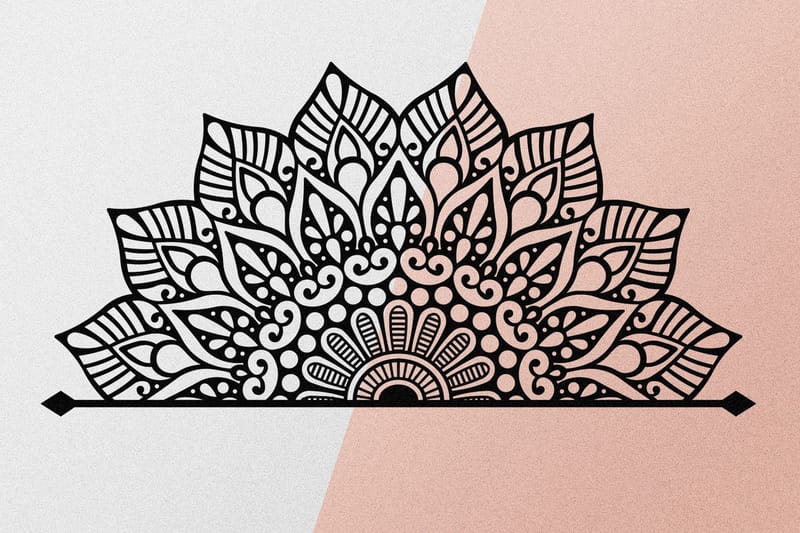 Afra Väggdekor - Svart - Inredning & dekor - Väggdekor - Skyltar - Plåtskylt