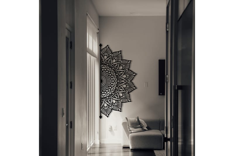 Afra Väggdekor - Svart - Inredning & dekor - Väggdekor - Skyltar - Plåtskylt