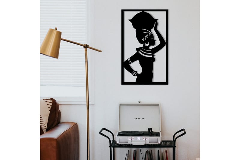 African Väggdekor - Svart - Inredning & dekor - Väggdekor - Skyltar - Plåtskylt