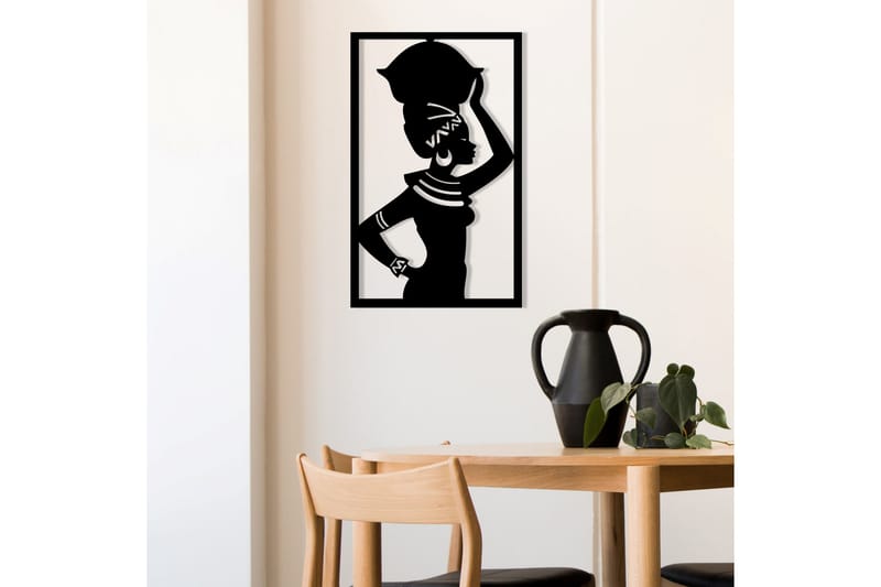 African Väggdekor - Svart - Inredning & dekor - Väggdekor - Skyltar - Plåtskylt