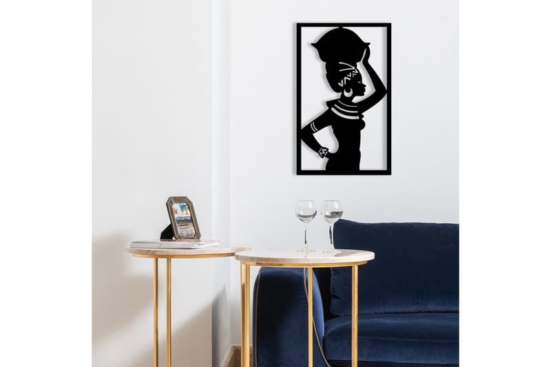 African Väggdekor - Svart - Inredning & dekor - Väggdekor - Skyltar - Plåtskylt