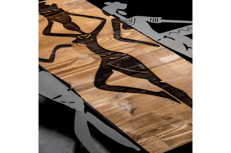 African Väggdekor - Svart/Valnöt - Inredning & dekor - Väggdekor - Skyltar - Plåtskylt