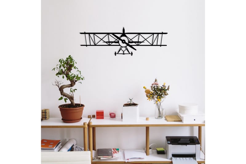 Airplanemetal Decor Väggdekor - Svart - Inredning & dekor - Väggdekor - Skyltar - Plåtskylt
