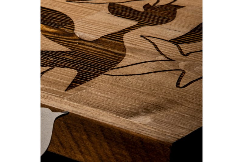 Albatros Väggdekor - Svart/Valnöt - Inredning & dekor - Väggdekor - Skyltar - Plåtskylt