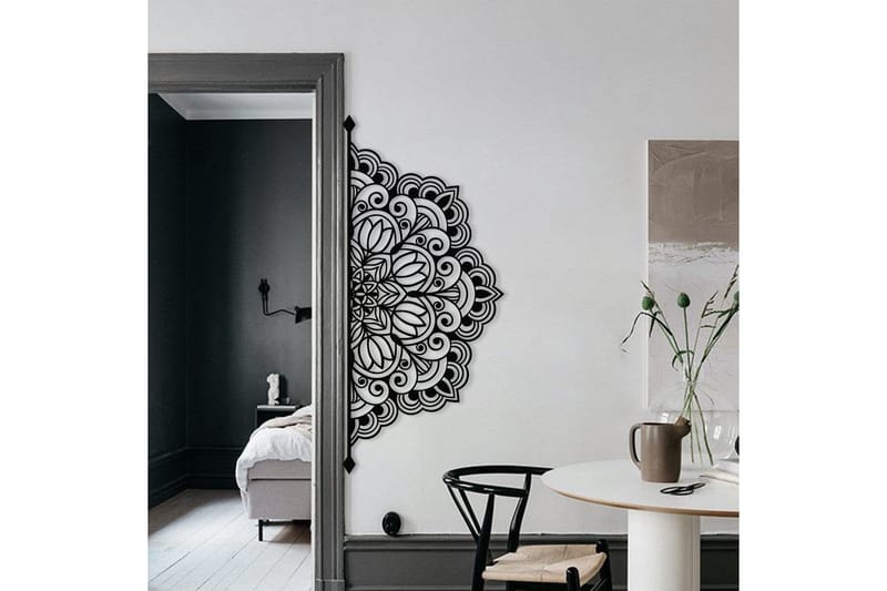 Almero Väggdekor - Svart - Inredning & dekor - Väggdekor - Skyltar - Plåtskylt