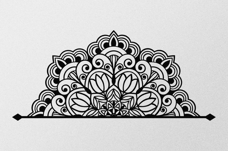 Almero Väggdekor - Svart - Inredning & dekor - Väggdekor - Skyltar - Plåtskylt