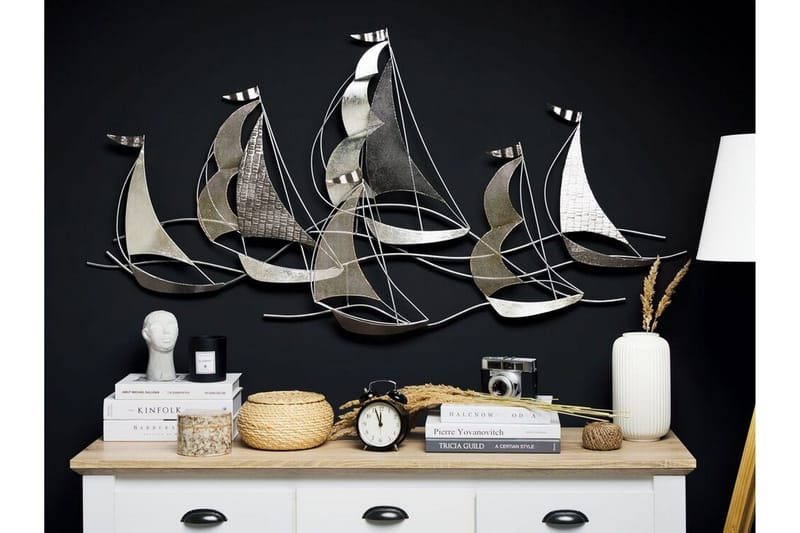 Americium Väggdekoration - Silver - Inredning & dekor - Väggdekor - Skyltar - Plåtskylt