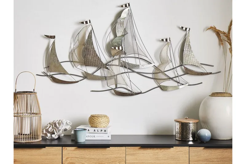 Americium Väggdekoration - Silver - Inredning & dekor - Väggdekor - Skyltar - Plåtskylt