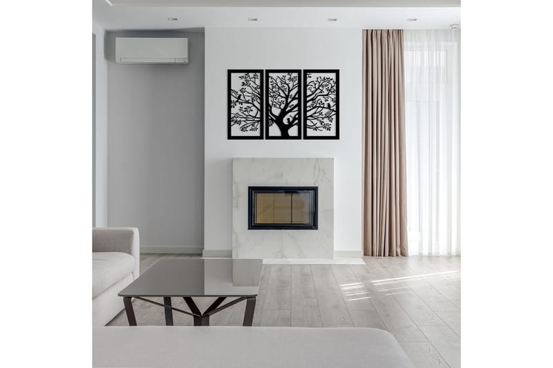 Arbol Väggdekor - Svart - Inredning & dekor - Väggdekor - Skyltar - Plåtskylt