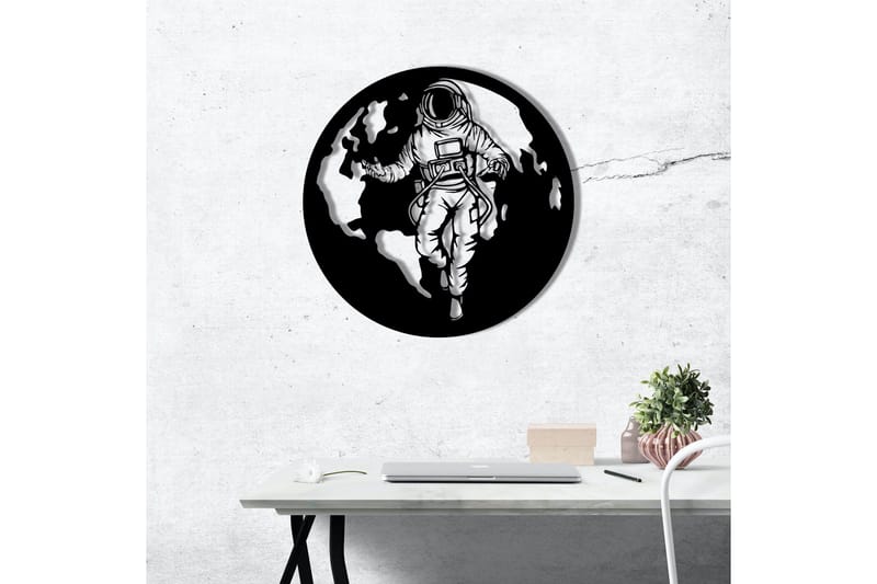 Asti Väggdekor - Svart - Inredning & dekor - Väggdekor - Skyltar - Plåtskylt