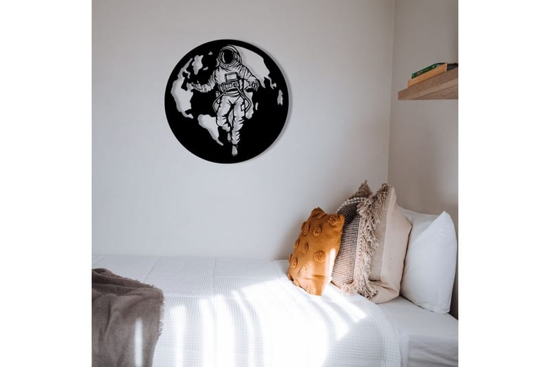 Asti Väggdekor - Svart - Inredning & dekor - Väggdekor - Skyltar - Plåtskylt