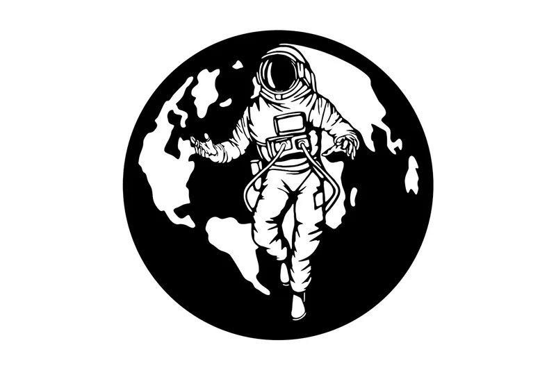 Asti Väggdekor, Svart