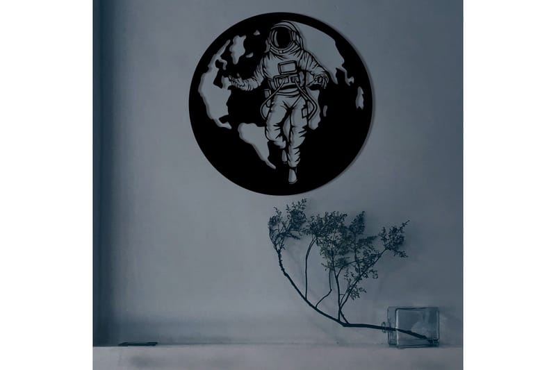 Asti Väggdekor - Svart - Inredning & dekor - Väggdekor - Skyltar - Plåtskylt